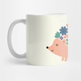 Floral Hedgehog Mug